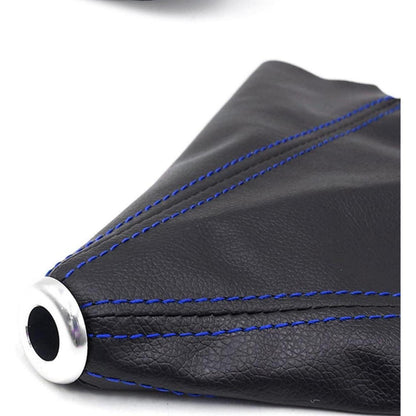 Schaltknauf-Abdeckung Universal Blau in Lederoptik