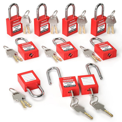 Sicherheitsvorhängeschloss rot für Lockout Tagout Anwendungen