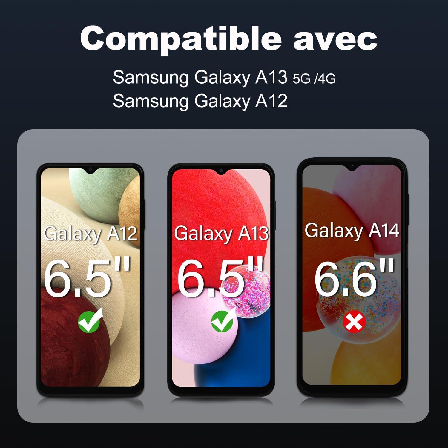 Schutzfolie für Samsung Galaxy A13 5G A13 A12, 3 Stück 9H
