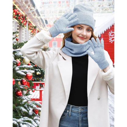 Unisex Winter Mützen & Schal Set – Warm & Stylisch