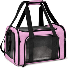 Faltbare Katzentransportbox L – Rosa, 50x34x34cm, 8kg