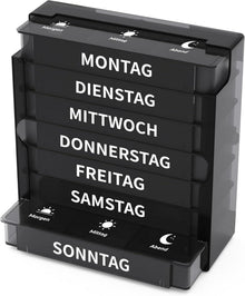 Pillendose 7 Tage 3 Fächer Tablettenbox Medikamentenbox