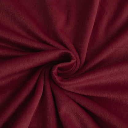 Winter Plüsch Bettwäsche 135x200 cm - 4tlg. Rot Fleece Kuscheldecke