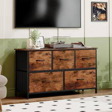 Kommode mit 5 Stoffschubladen – Schlafzimmer Organizer