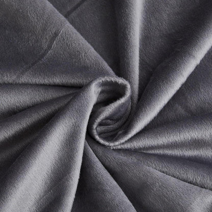 Flauschige Winterbettwäsche Set 135x200cm Grau