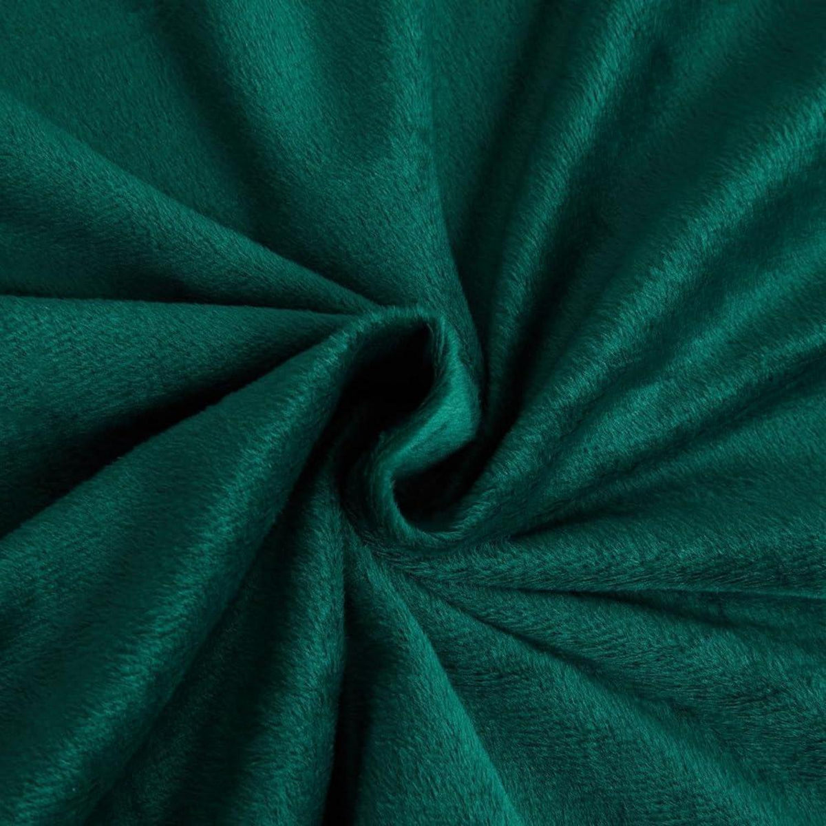 Flauschige Winterbettwäsche-Set Dunkelgrün 135x200 cm