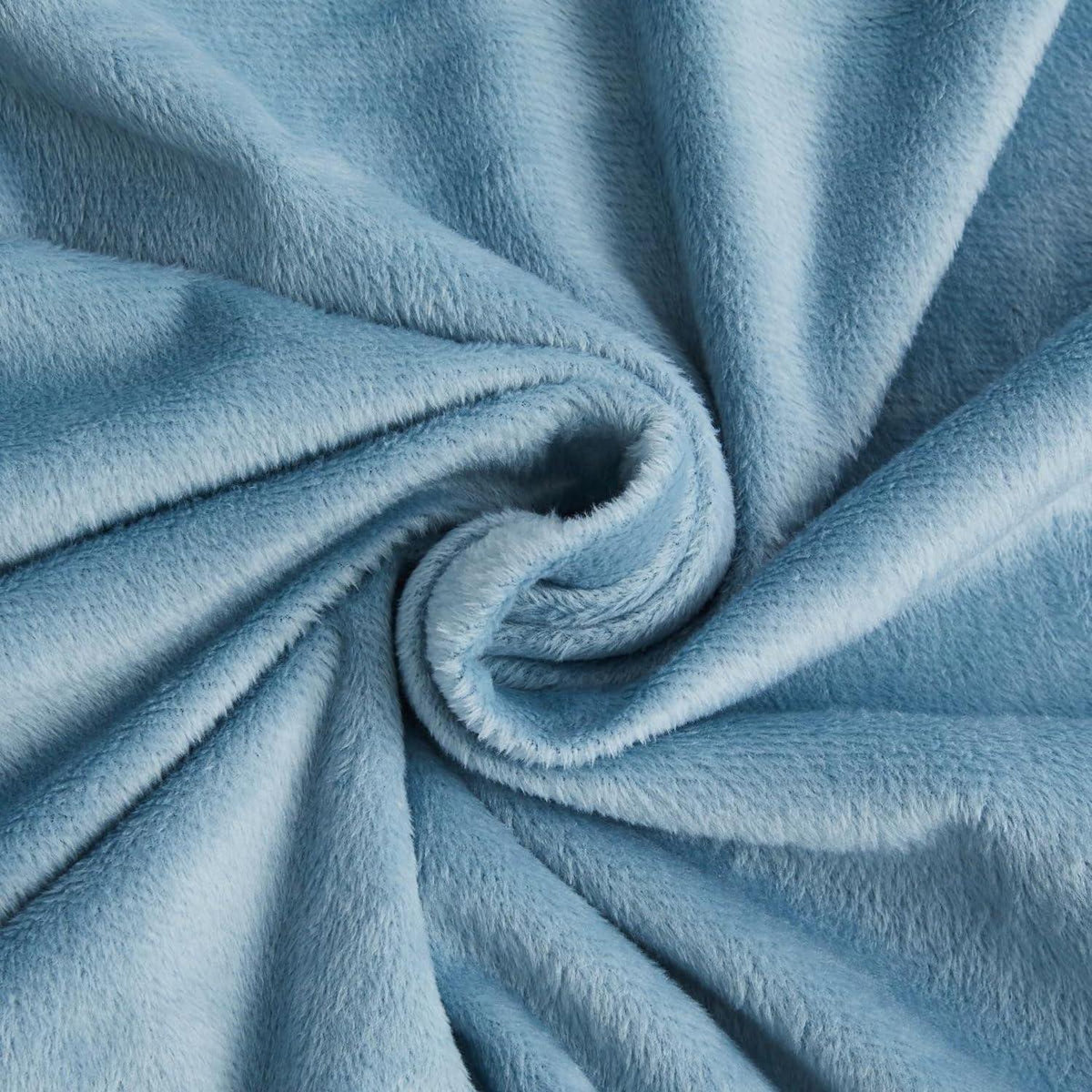Winter Bettwäsche Set 220x240cm Blau Hellblau Grau