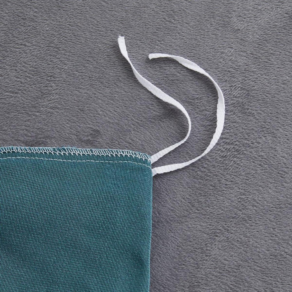 Winter Bettwäsche Set 135x200 - 4-teilig, Blau, Grau, Coral Fleece