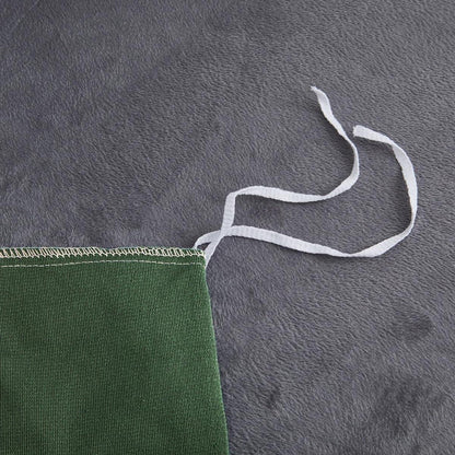Kuschelige Fleece Bettwäsche 135x200 - Grün Oliv, Grau, Coral