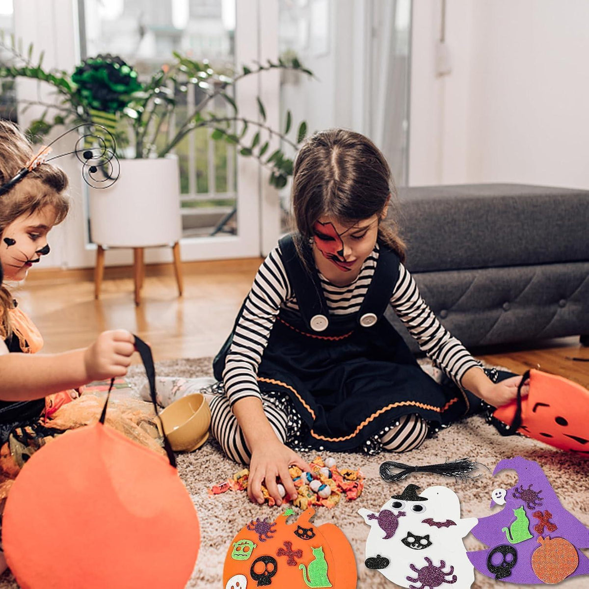 Halloween Bastelset Kinder – Kürbis & Halloween Deko DIY
