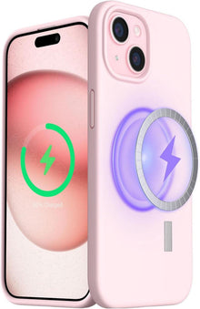 Magnetische Silikon Hülle für iPhone 15 6,1 Zoll - Stoßfest