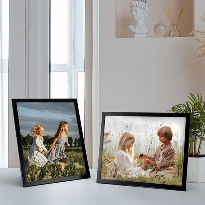 18er Set Bilderrahmen 20x25 cm Schwarz für Wand und Tisch
