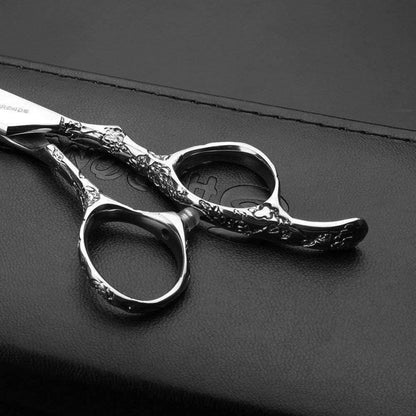 7-Zoll Friseurschere Set Rosenmuster – Japanisches Edelstahl