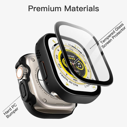 Schutzhülle Displayschutz Apple Watch Ultra 2/1 49mm Schwarz