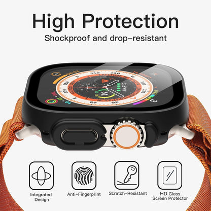 Displayschutz Hülle Apple Watch Ultra 2/1 49mm Schwarz 2 Stück