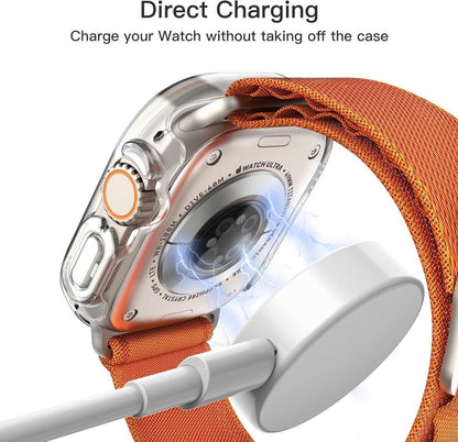 Displayschutz Hülle Apple Watch Ultra 2/1 49mm Schutzhülle gehärtetes