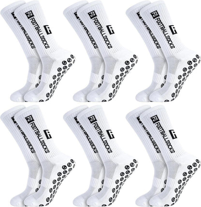 Fußballsocken 6 Paar Sportsocken Anti Rutsch Größe 39-46