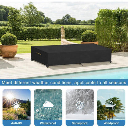 Schutzhülle Gartenliege – Wasserdicht & Winddicht 210x75x30cm