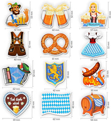 Oktoberfest Papier Konfetti Dirndl Lederhose Bayrische Deko