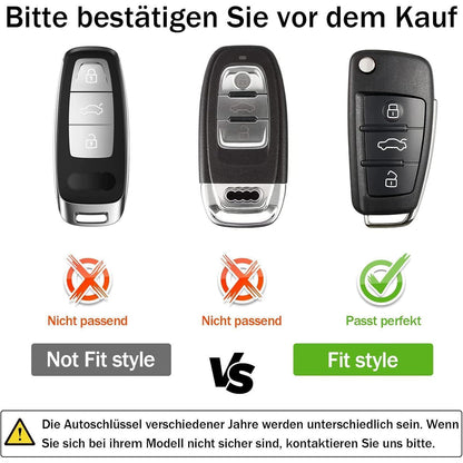 Silikon Schlüsselhülle für Audi A1 A3 A4 A6 Q3 Q5 Q7