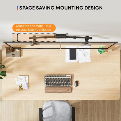 Dual Monitorhalterung Adapter für 13-27 Zoll Monitore, VESA
