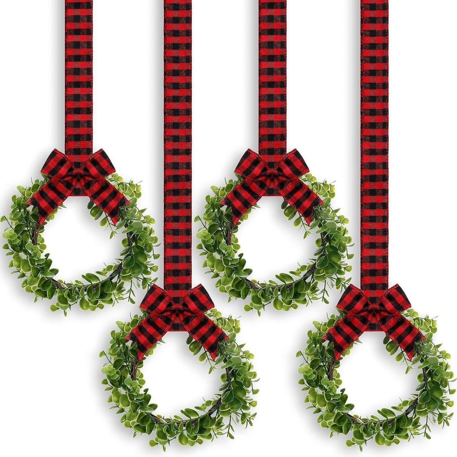 Weihnachtliche Künstliche Buchsbaumkränze für Küchenschrankdekoration