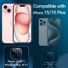 Kameraschutz für iPhone 15 6,1 & 15 Plus 6,7 Zoll, 9H Panzer