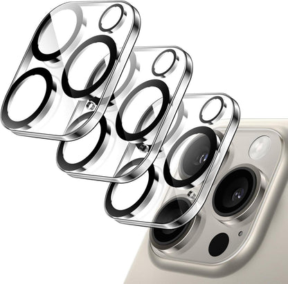Kameraschutz 9H Panzer Glas iPhone 15 Pro Max, 3 Stück