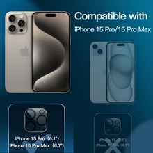 Kameraschutz für iPhone 15 Pro Max 6,7 Zoll, 9H Panzer