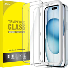 Schutzfolie iPhone 15 Plus Panzer Schutz Glas 9H 3 Stück