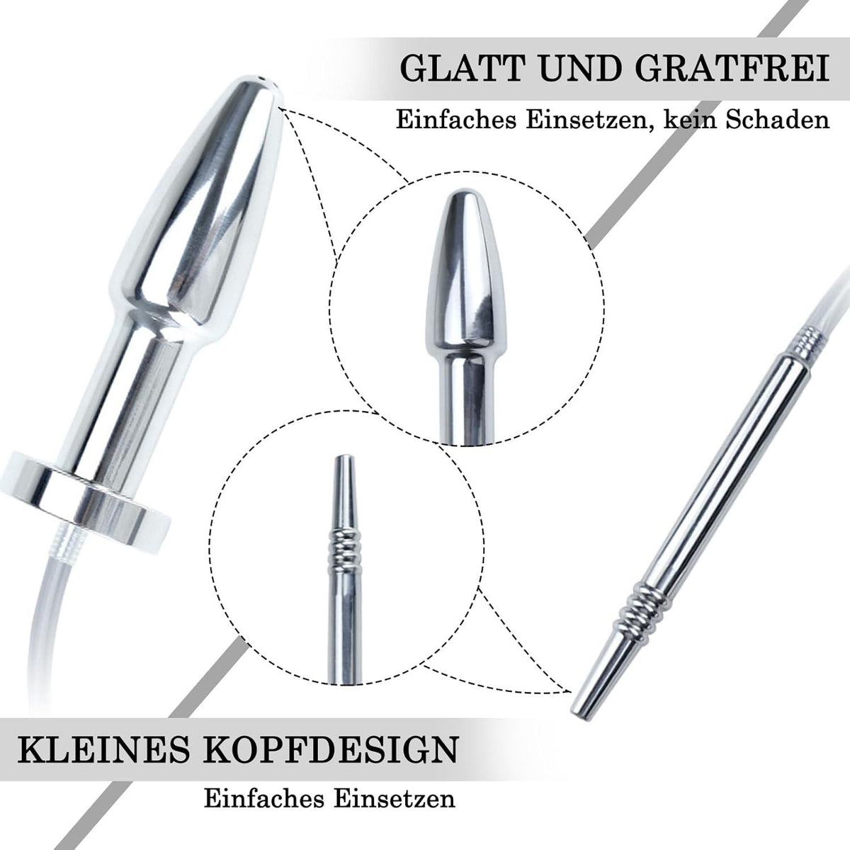 Analplug Dilator Harnröhre Set Männer BDSMAGE Extrem Sex