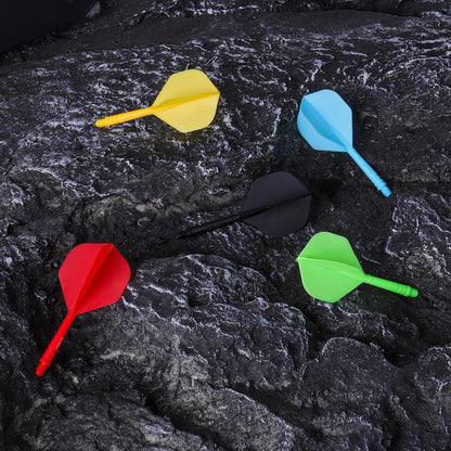 Dartschäfte Dart Flights Set Kunststoff Flexibel 3 Stück Grün