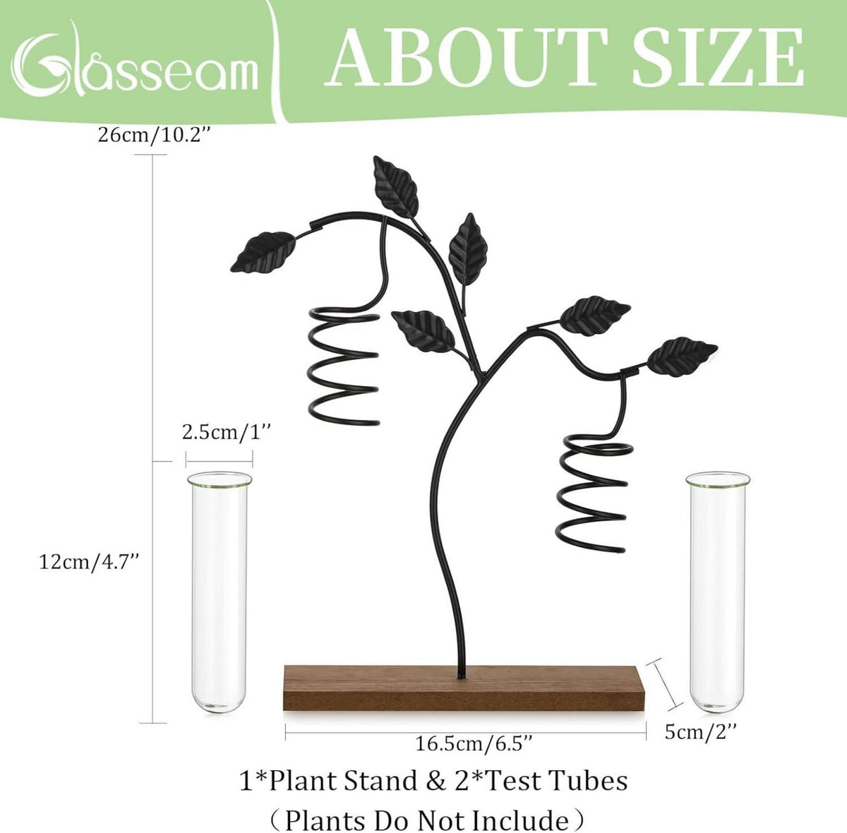 Moderne Glasseam Hydrokultur Vase Terrarium Pflanzen Deko