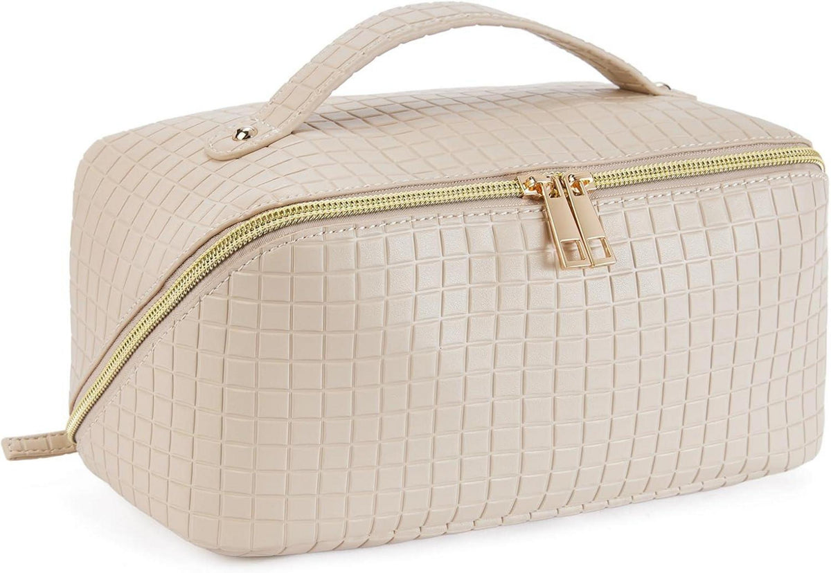 Kulturbeutel PU-Leder Reise-Kosmetiktasche Make-up Organizer