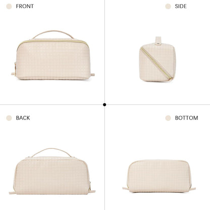 Kulturbeutel Damen PU-Leder Reise-Kosmetiktasche Make-up Taschen
