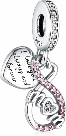 925 Sterling Silber Charms Anhänger Schildkröte Ocean Infinite Love
