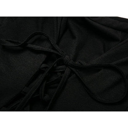 Gothic Kleid Damen Vintage Mittelalterlich Schwarz XL