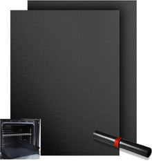 Backmatte für Backöfen mit Umluft 32x50cm Antihaftbeschichtung Schwarz
