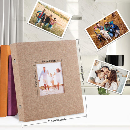 Miaikoe Fotoalbum 1000 Taschen 10x15 cm Einsteckalbum Großes