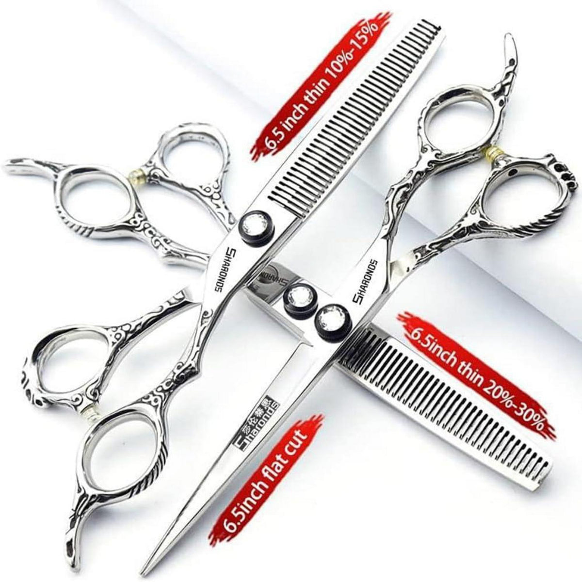 Professionelle Friseurschere 440C Edelstahl 6/6.5/7 Zoll