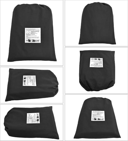 2x Weiße Spandex-Tischdecke für rechteckige Tische 243x76cm - Knitterfrei & passgenau