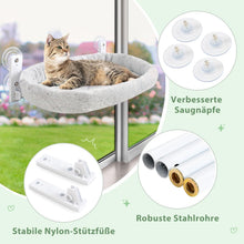 Katzen Fensterliege Hängematte Klappbar 18kg Grau 53x30cm