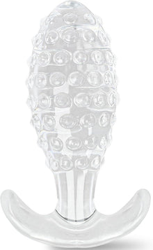Analplug hautfreundliches Silikon Ananas Kristall stimuliert，Anal Plug