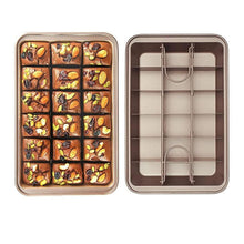 Brownie Backform mit Trennwänden – 18 Portionen