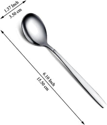 Teelöffel Set Edelstahl Dessertlöffel 12er spülmaschinenfest