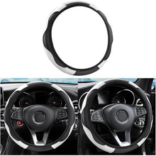 Lenkradbezug Weiß 37-38 cm in Lederoptik