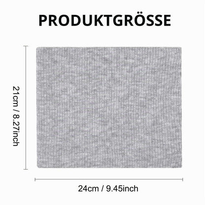 Loop Schal Damen Herren Winter Schlauchschal Unisex Warm Schwarz+Hellgrau