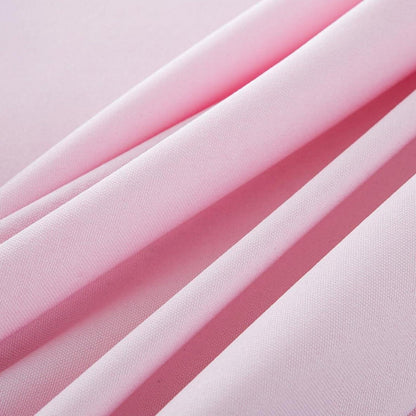 Runde Baumwollleinen Tischdecke Rosa 260 cm – Schutz & Stil