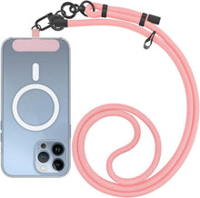 Handykette Nylon Universal Umhängen Outdoor Smartphone sicher Roségold