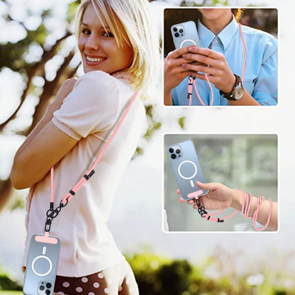 Handykette Universal zum Umhängen, Nylon Kette Smartphone Halterung